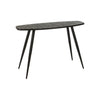 Console Ovale en Teck Recyclé Noir