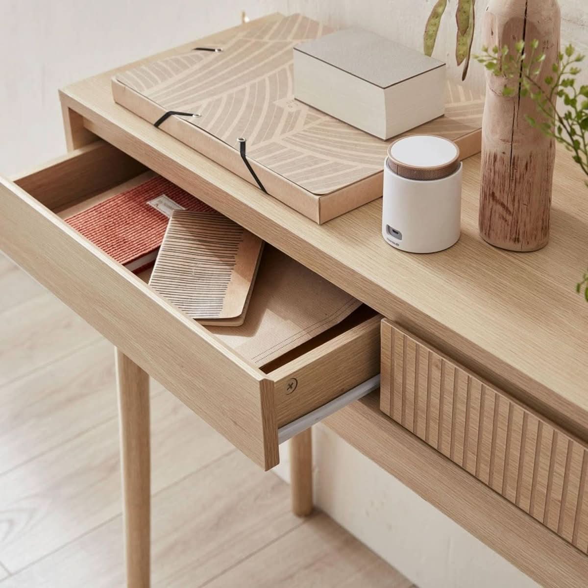 Console Scandinave Bois Tiroirs | Harmonie - Designix Console