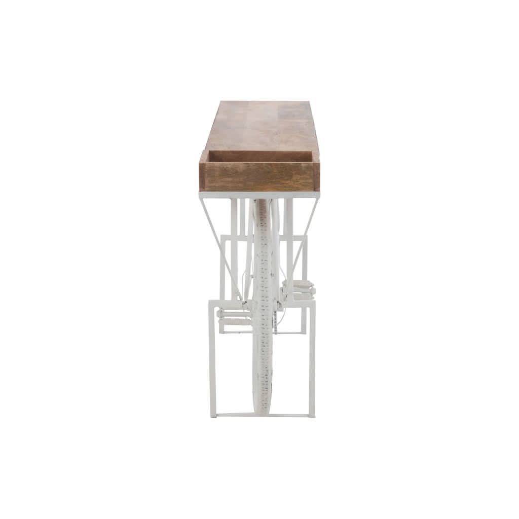 Console Vélo Métal Bois Naturel - Designix