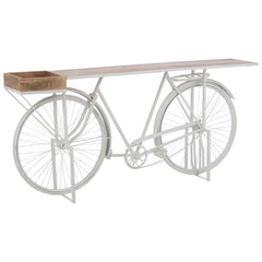 Console Vélo Métal Bois Naturel