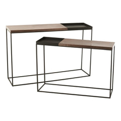 Consoles Métal Bronze Noir