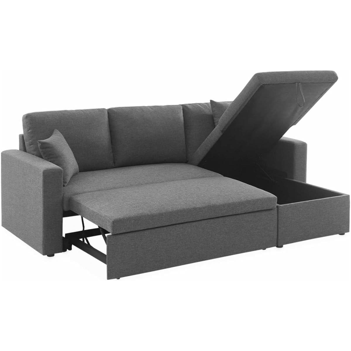 Convertible Gris foncé | Élégance Moderne - Designix Canapés Gris