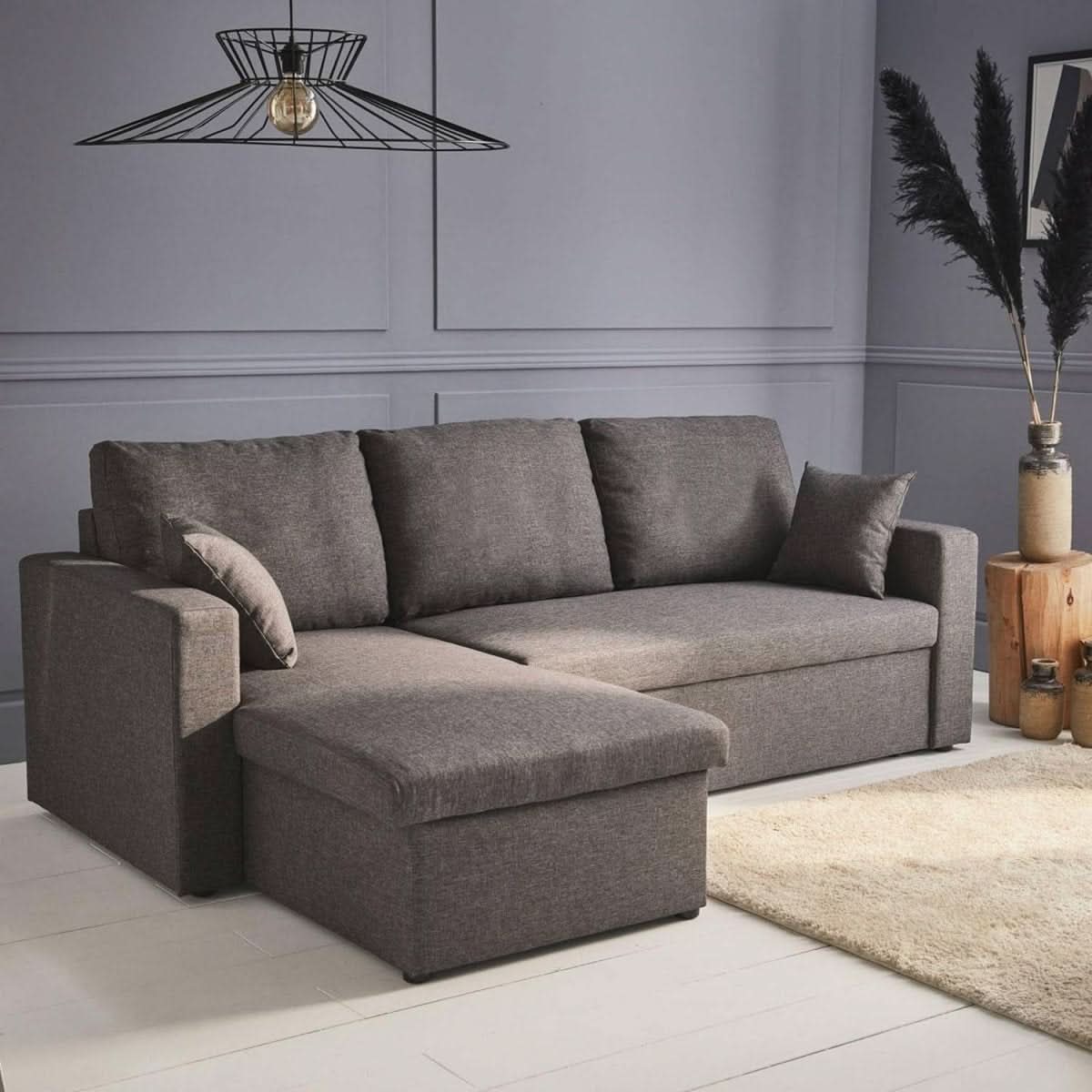Convertible Gris foncé | Élégance Moderne - Designix Canapés Gris