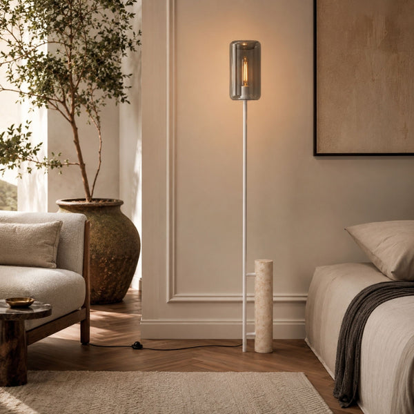 Lampadaire salon | Cruet Blanche