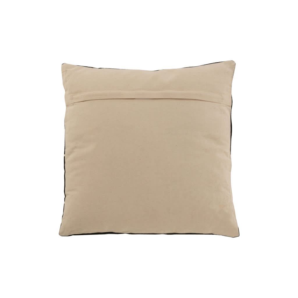 Coussin Graphique Coton Noir - Designix
