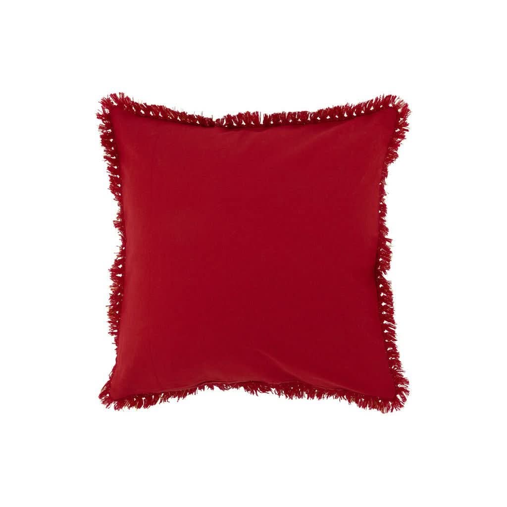 Textilkissen Liebe Rot/Gold