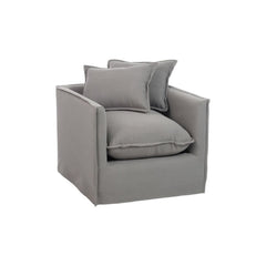 Coussins Canapé Lin Gris