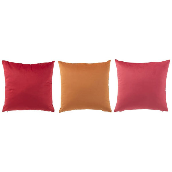 Kissen Samt Ocker und Rosa