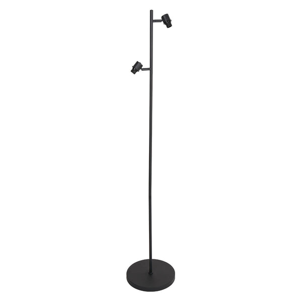 Stehlampe Bambus schwarz