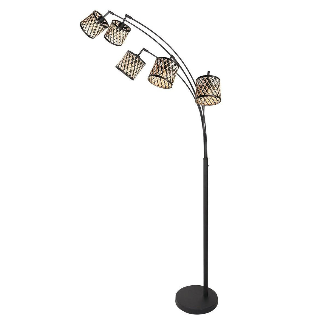 Lampadaire salon | Sumba Noir Ø12 cm
