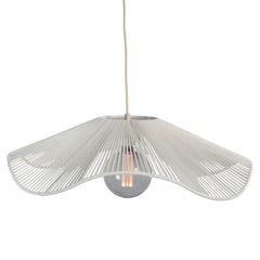 Suspension luminaire Flora Bloom blanc
