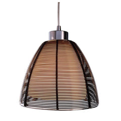 Suspension Filo noire, Ø 19 cm