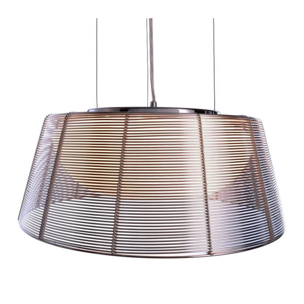 Suspension Filo 3 lumières argentée