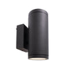 Applique extérieure Mobby aluminium, double