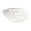 Applique extérieure Maia blanche, verre