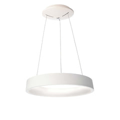 Suspension Sculptoris aluminium et blanche, Ø 60 cm