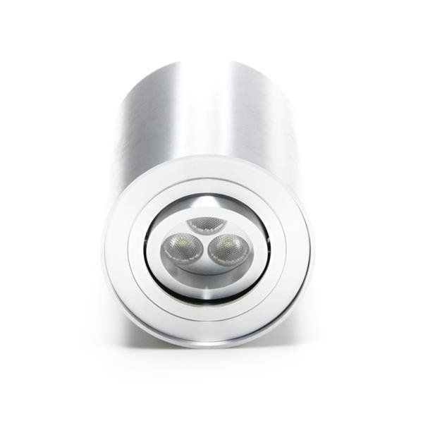 Vue rapprochée de la sortie lumineuse avec trois diodes LED
