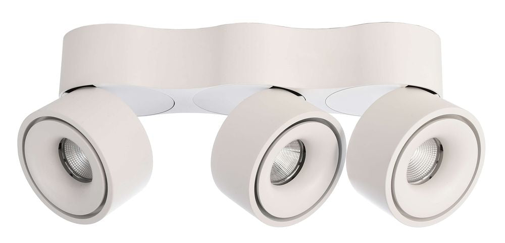Spot Uni aluminium et blanc