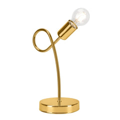 Lampe à poser dorée