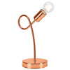 Lampe à poser cuivrée