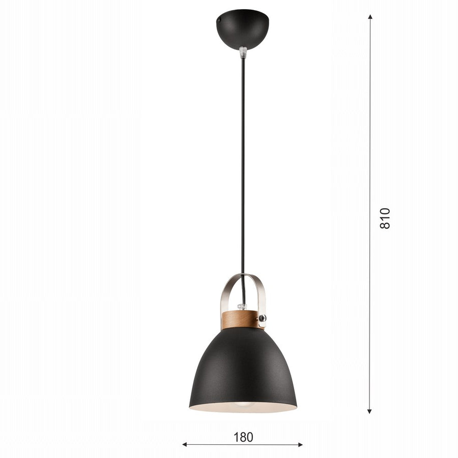 Schéma de dimensions indiquant 810 mm de hauteur et 180 mm de largeur.