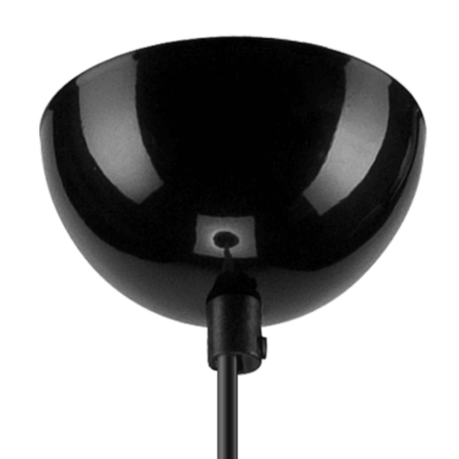 Suspension Vintage 6 lumières noire