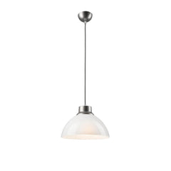 Suspension blanche, verre