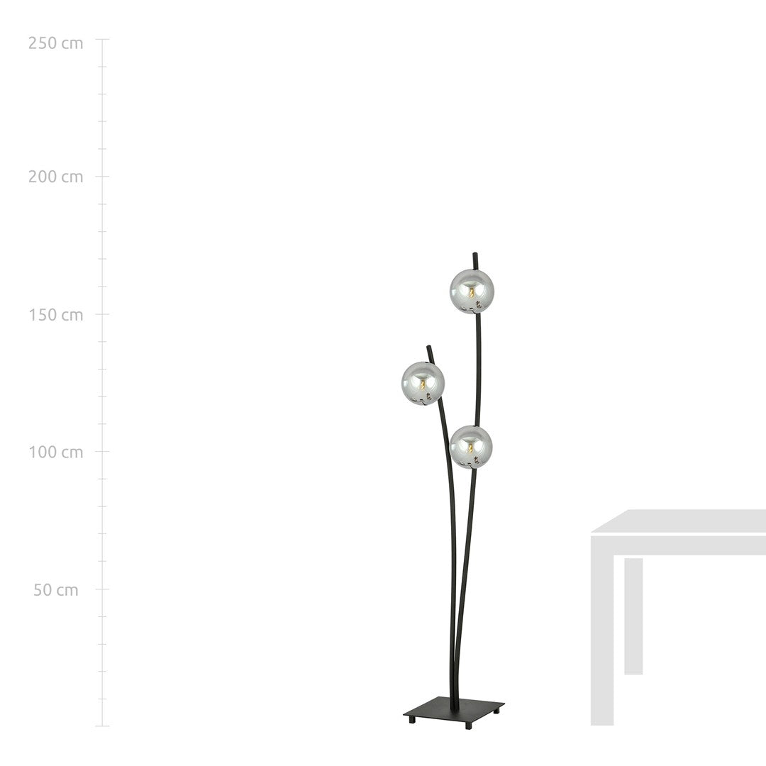 Lampadaire salon | Dramnir Noir