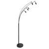 Stehlampe Bambus schwarz