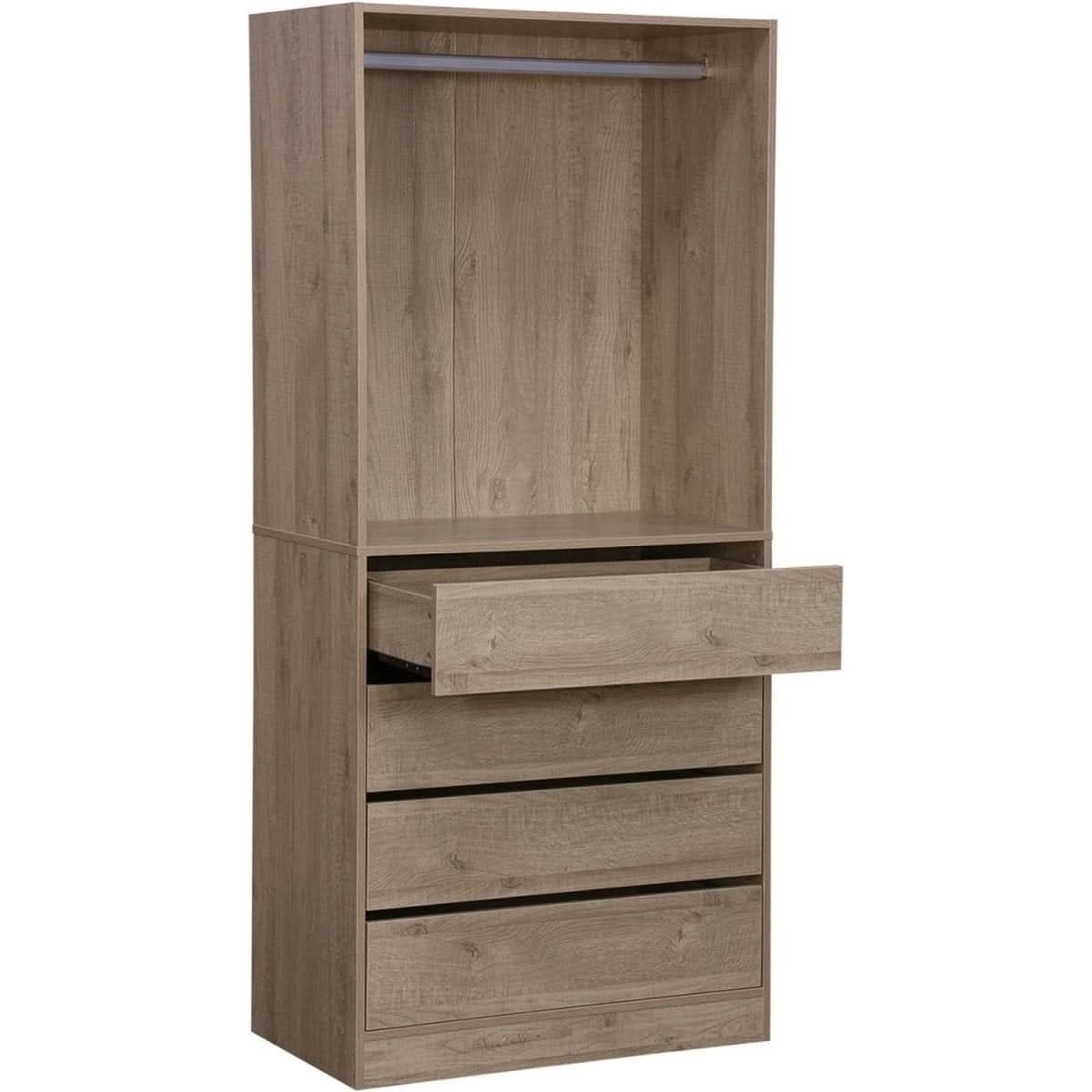Dressing Modular Naturel Tiroirs | Halo - Designix Dressing