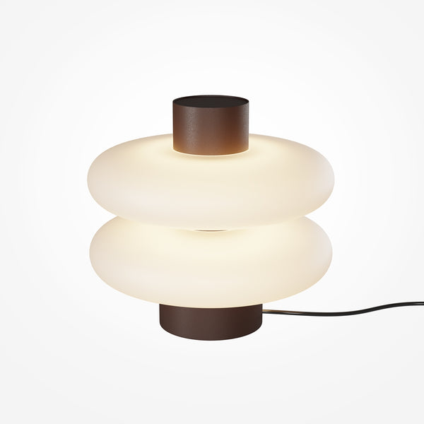 Nuvem Nachttischlampe braun