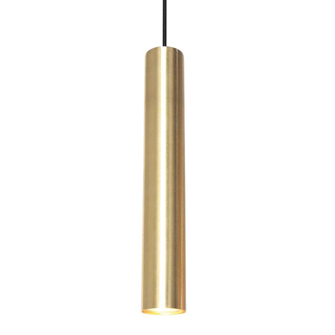 Pendelleuchte Tubel goldfarben