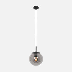Suspension verre fumé boule Ø30, couloir et salle à manger | Bollique