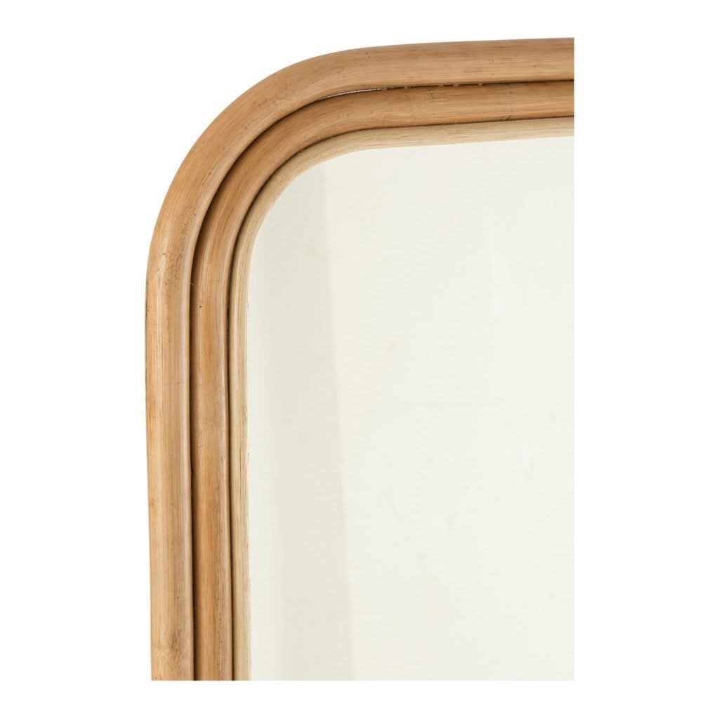 Échelle Miroir Rotin Naturel