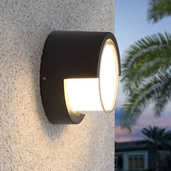 Runde LED-Wandleuchte für den Außenbereich | LuminoCercle