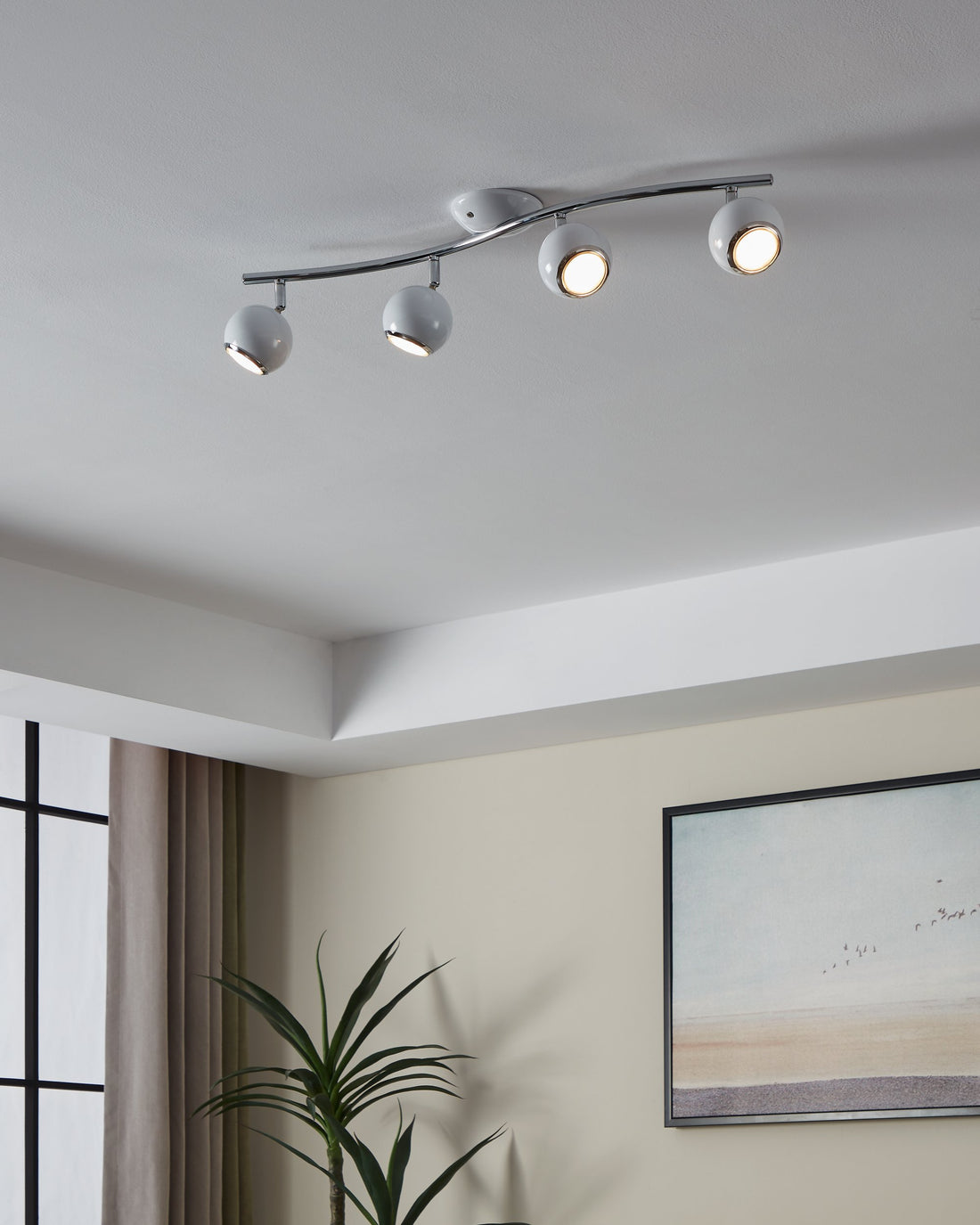 Luminaire plafonnier | Bimeda Blanc L 64 cm