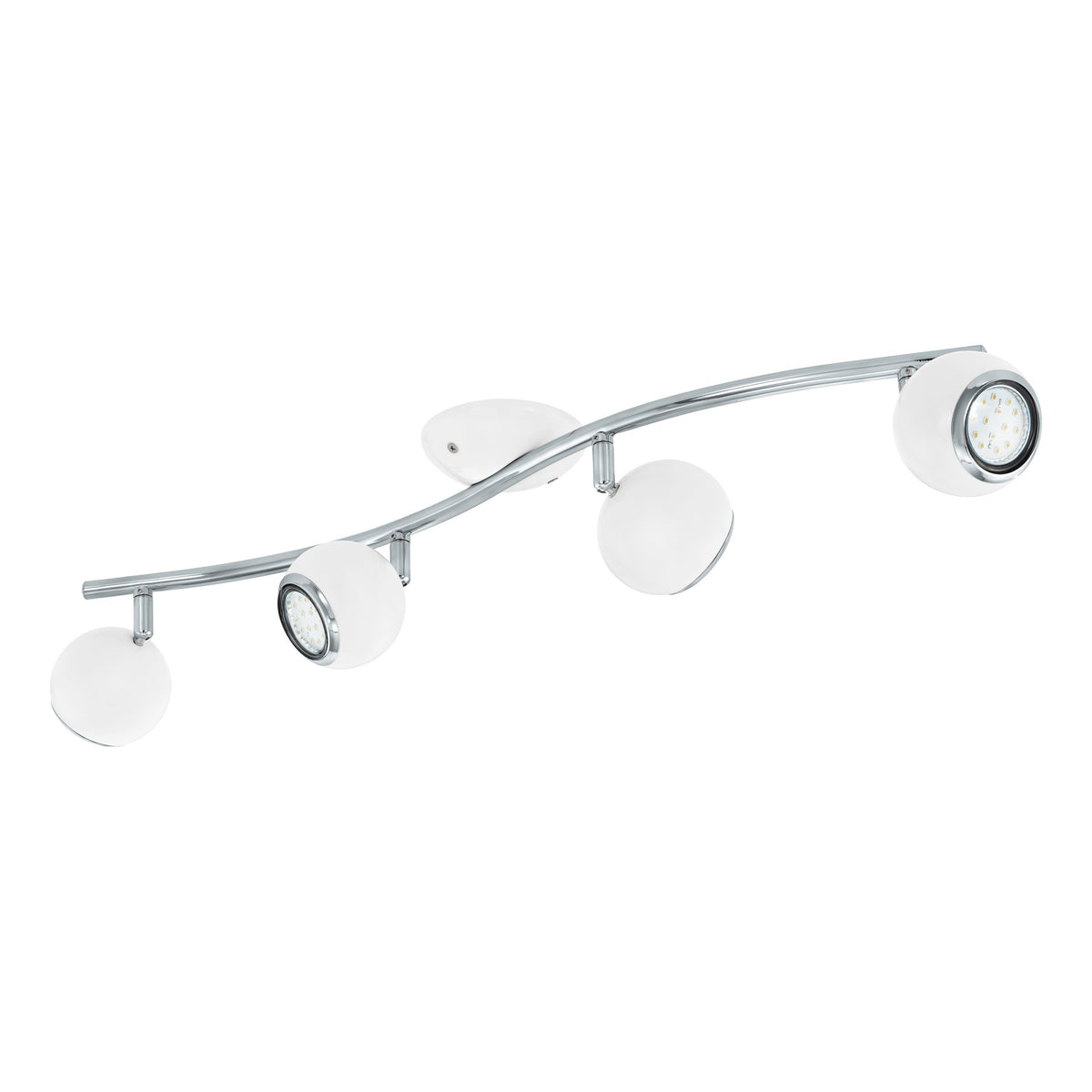 Plafonnier Bimeda blanc, L 64 cm