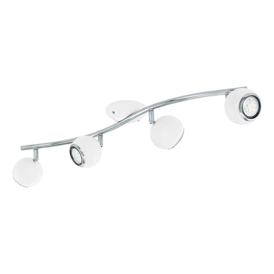 Plafonnier Bimeda blanc, L 64 cm