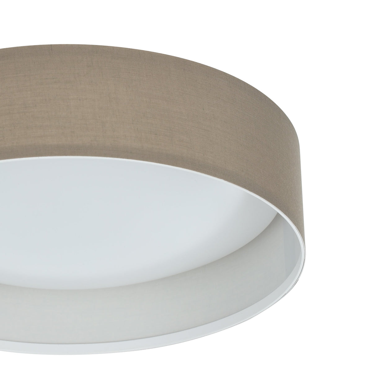 Plafonnier Pasteri taupe, tissu