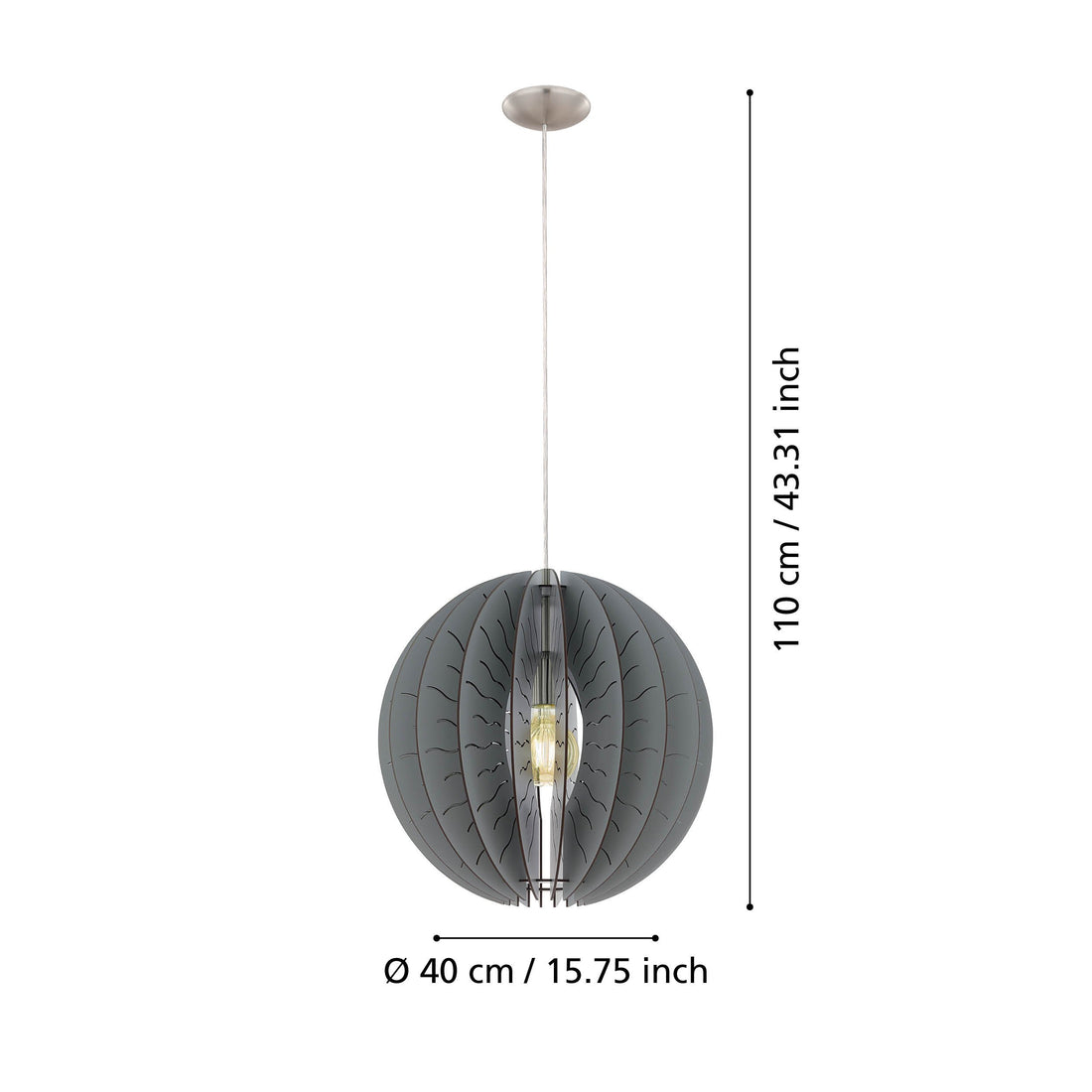 Suspension luminaire | Fabessa Nickel