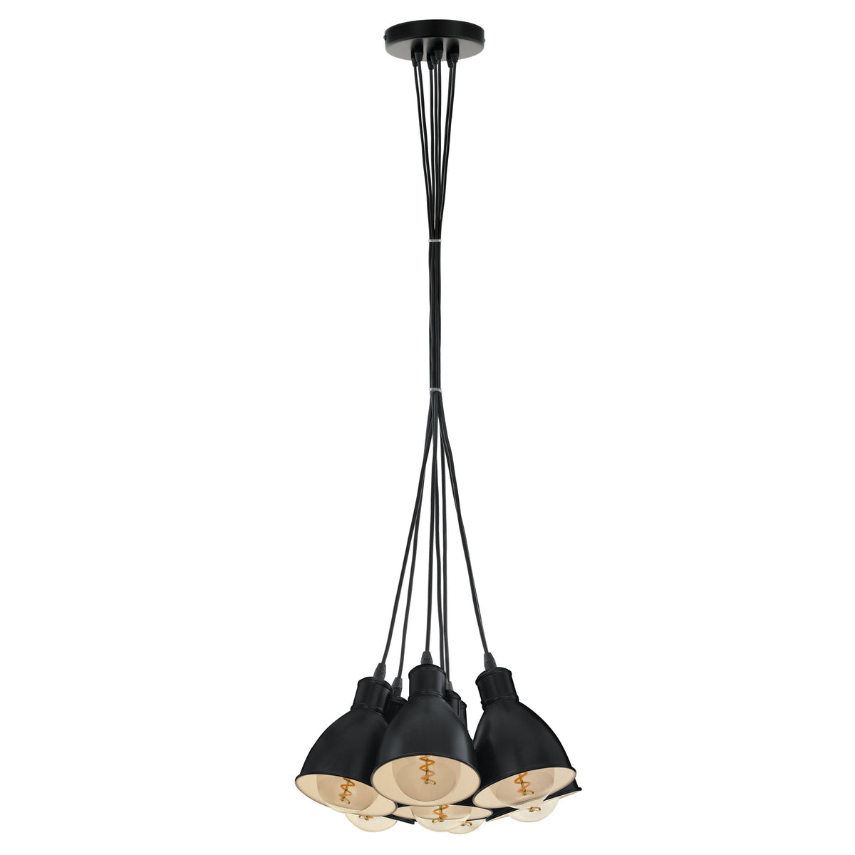 Suspension Priddy noire et blanche (49467)