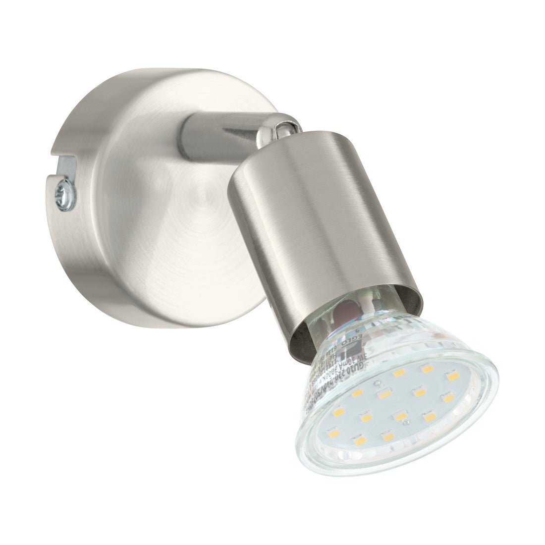 Spot Buzz nickel satiné, Ø 6 cm