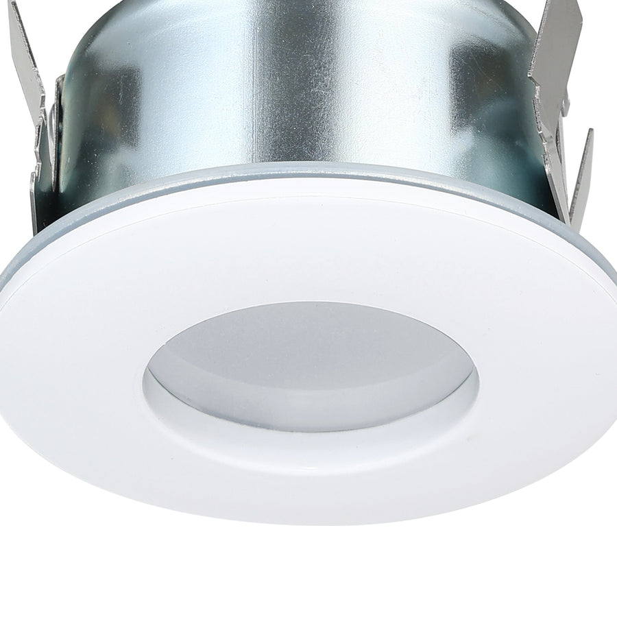 Détail de la partie arrière : corps métallique et ressorts de fixation