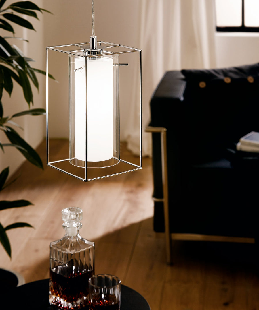 Suspension luminaire | Loncino Chromée