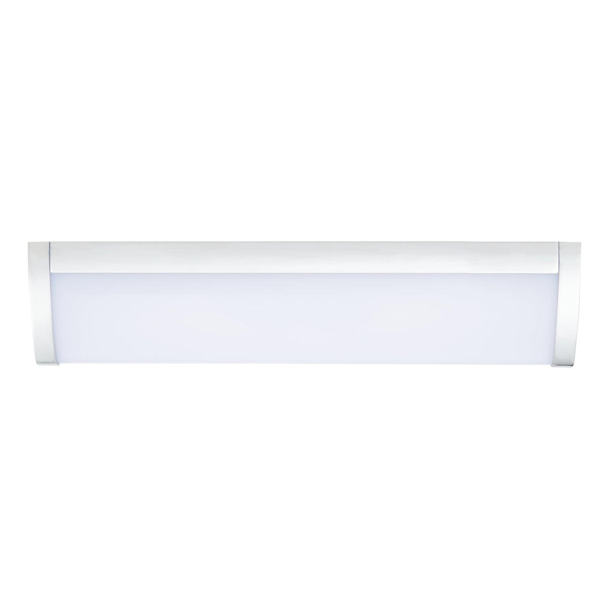Plafonnier Gita 2 chromé et blanc (94712)