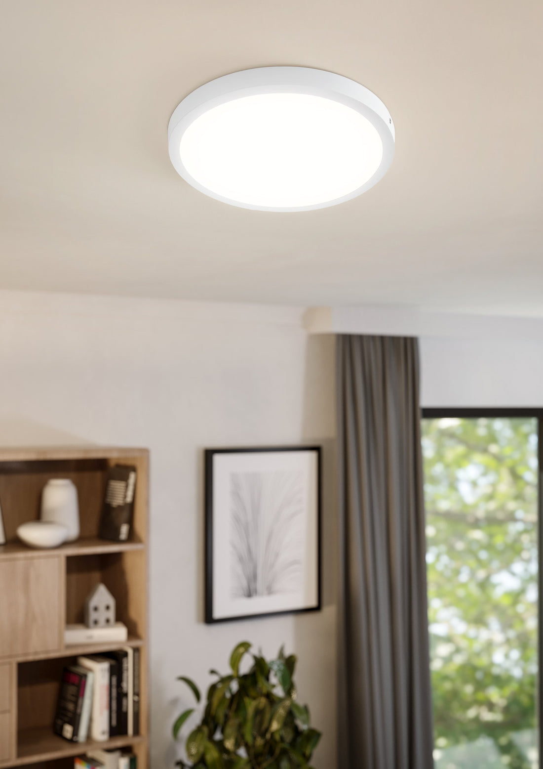 Plafonnier LED | Fueva 1 Blanc Ø 40 cm