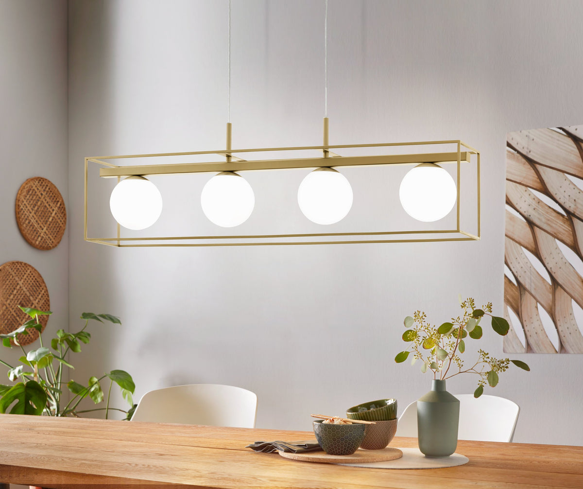 Suspension Vallaspra 4 lumières