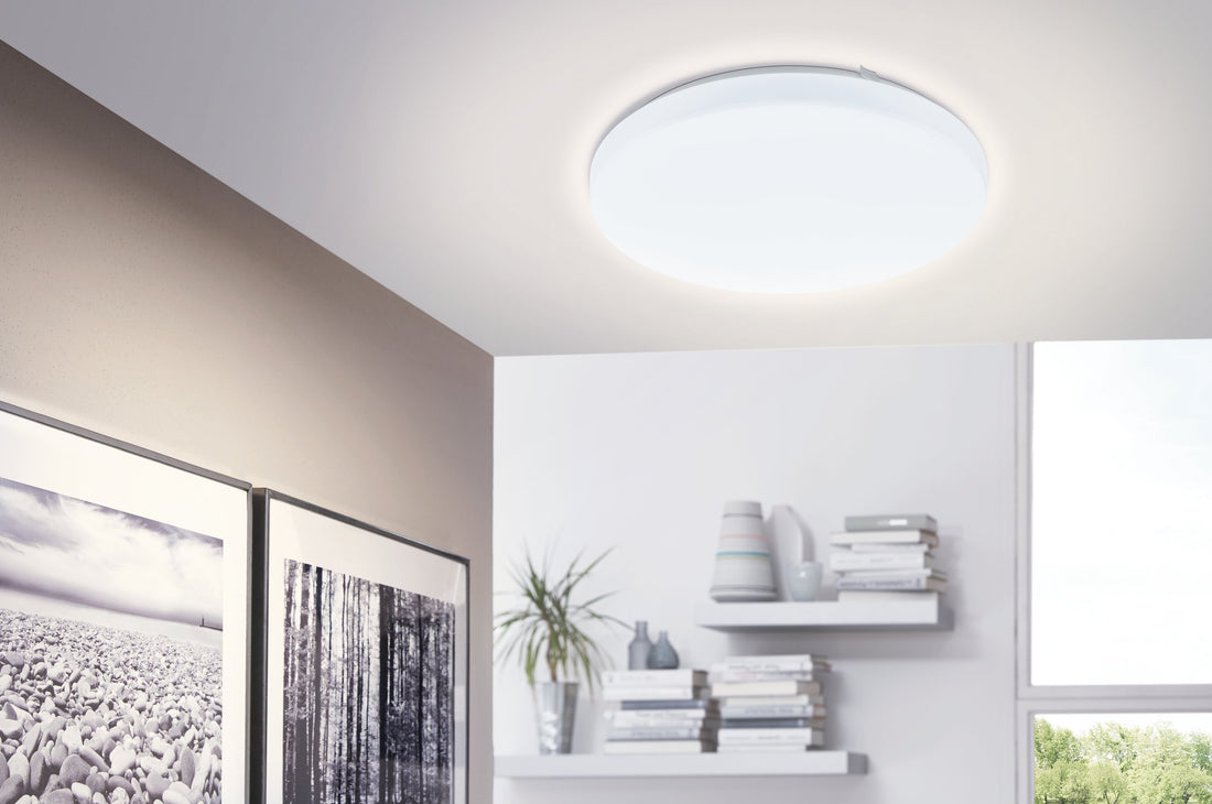 Luminaire plafonnier | Frania Blanc Ø 33 cm