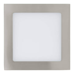 Spot encastrable Fueva 1 nickel satiné, L 17 cm
