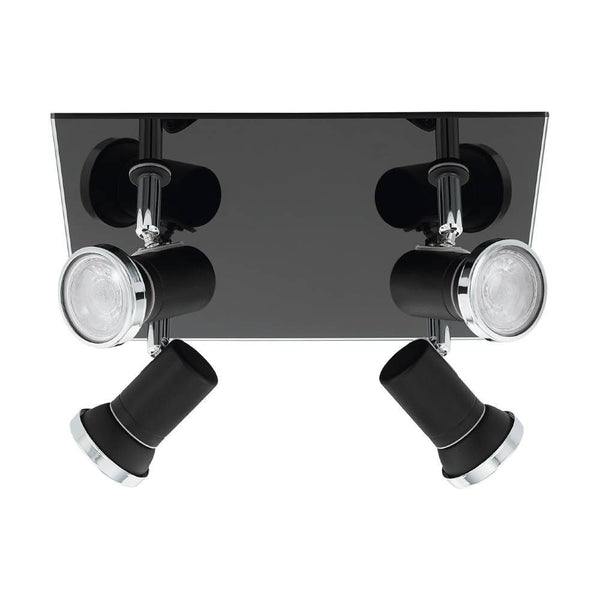 Spot Tamara 1 noir et chromé (33678)